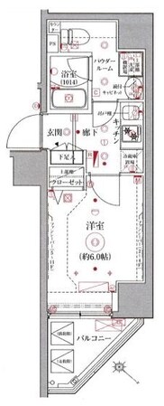 関内駅 徒歩11分 11階の物件間取画像